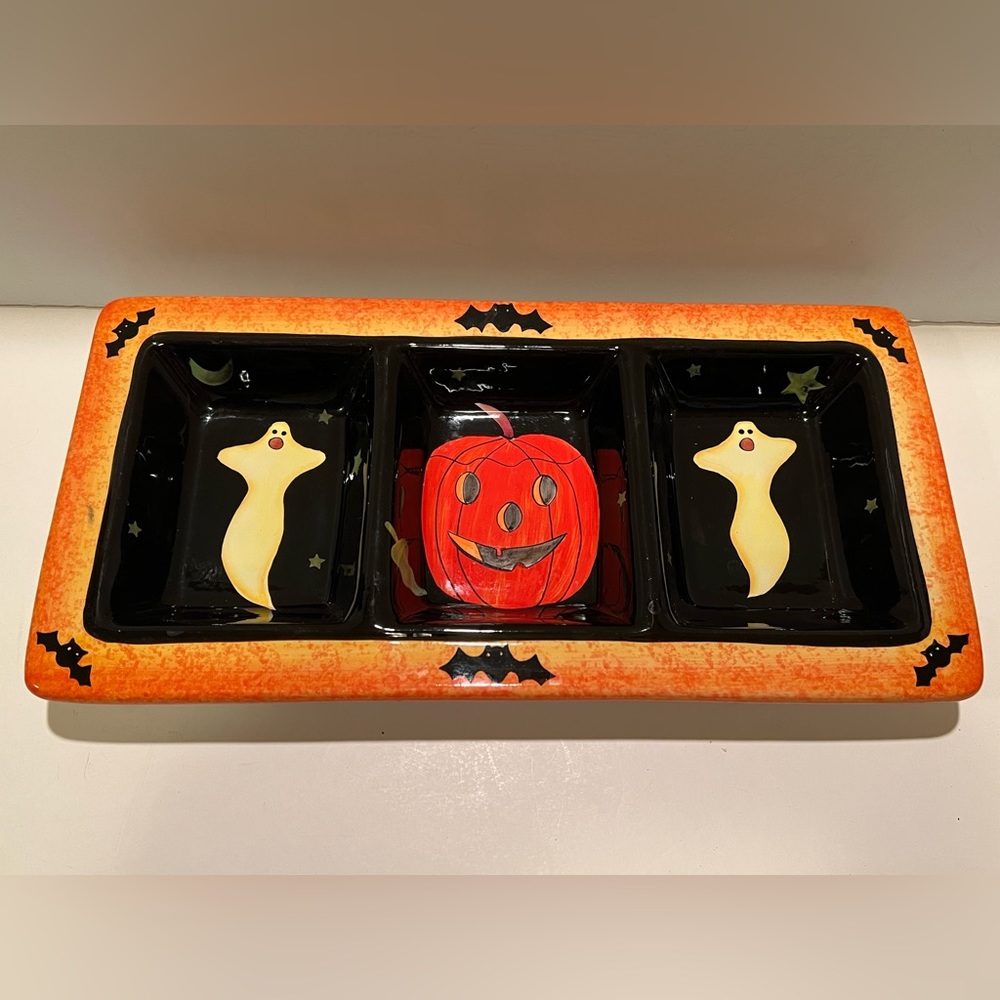 NWOT VINTAGE TARGET CERAMIC HALLOWEEN SERVING PLATTER.